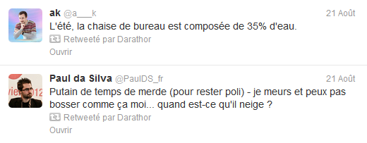 Tweets de référence de la BD #7 Tweets de référence de la BD #7